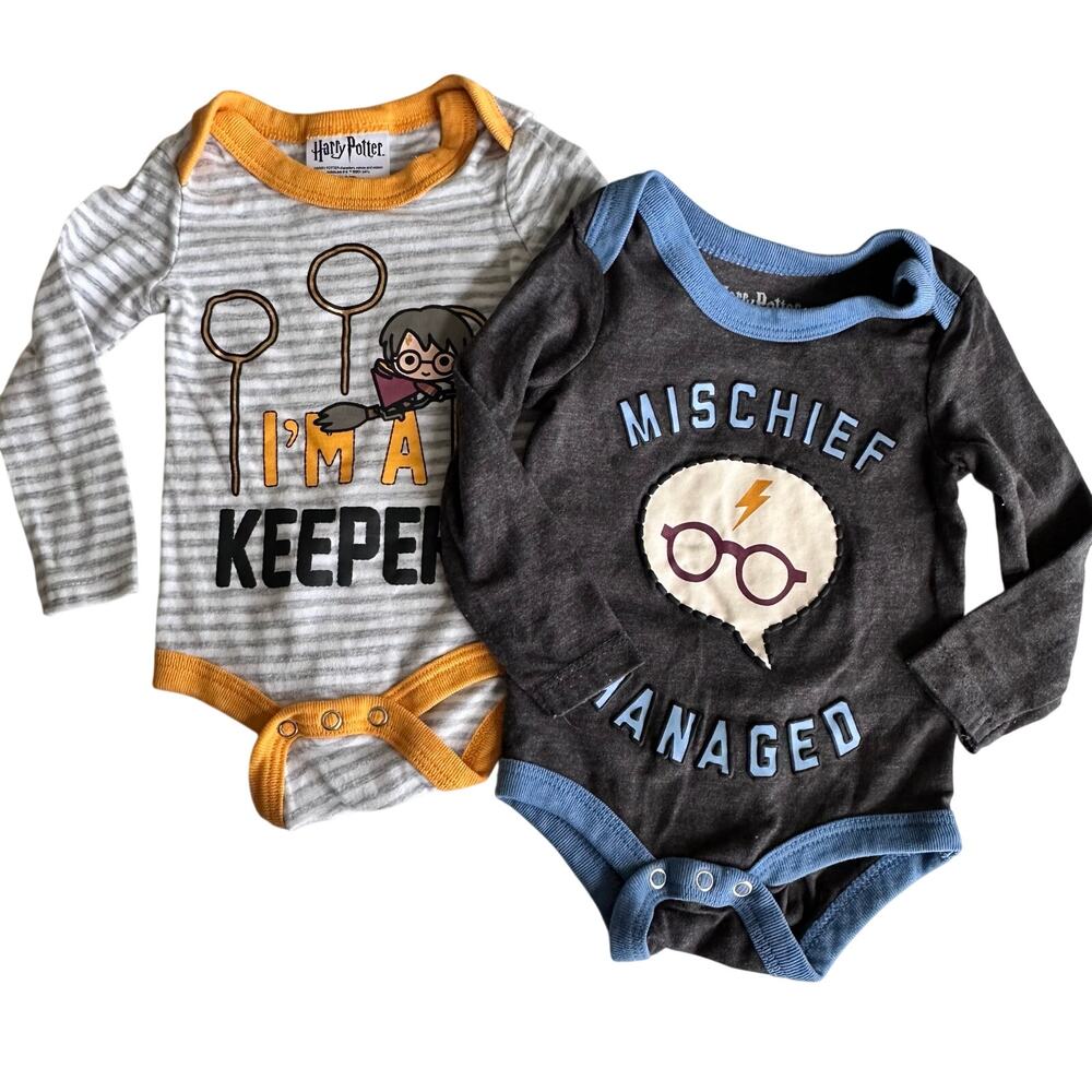 Newborn Harry Potter Bodysuit Bundle - Keeper & Mischief bundle Halloween